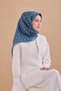Tivil Silk Scarf Ist 11479 - 19 Turquoise Vintage Pattern - 2