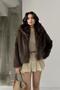 Brown Premium Lined Faux Fur Coat