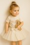 Baby Girl Lined Tutu Skirt with Buckle on the Front and Elastic Waist