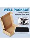 3ml Brown Glass Sample Vials with Screw Cap and PE Stopper 100Pcs - 6