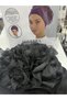 Knotted, Non-Slip Silicone Combed Cotton Bonnet with Lace-Up Closure - 2