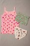 Girl's 3-Piece Underwear Set (Tank Top & Briefs & Boxer) I Girls' Underwear I 100% Cotton Soft