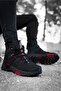 2222-Forza Anatomical Non-Slip Sole Soft Shell Outdoor Trekking Men's Lace-Up Sports Boots