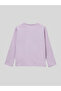Girl's Printed Sweatshirt 1-6 Years Lilac - 3