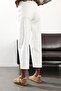 White High Waist Baggy Jean Rm3004 - 4
