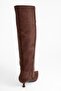 Zach Brown Suede Over-The-Knee Women's Short Heeled Boots - 6