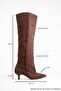 Zach Brown Suede Over-The-Knee Women's Short Heeled Boots - 7