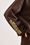 Women's Bitter Brown Wide Sleeve Detailed Embroidered Oversize Sweatshirt Swt-19000752 - 4