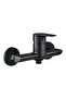 Milano Luxe Bayz Black Wall Shower Mixer | Durable Brass | 10 Year Warranty | Easy Install