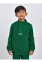 Boys Green Fleece Sweatshirt and Joggers Set - 2
