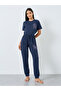 LA Graphic Dropped Shoulder T-Shirt and Pyjama Set - 5