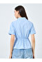 Solid Regular Fit Wrap Top - 4
