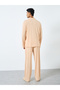 Men Lace Pocket Piping Detail Shirt and Pyjama Set - 4