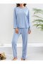 Women Heart Print T-Shirt and Pyjama Set - 4