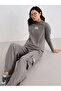 Women Patch Detail T-Shirt and Cargo Joggers Co-Ords - 5