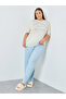 Plus Size Striped T-Shirt and Pyjama Set