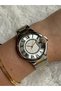 Silver and Gold Color Roman Number Women's Watch - 2