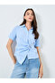 Solid Regular Fit Wrap Top