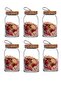Woody Bamboo Lid Jar 6 Pieces 43583 860 Cc - 2