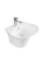 Milano Wall Hung Wash Basin 565x470mm | Elegant White Ceramic | Space Saving | 5 Year Warranty