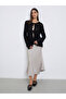 Black Crochet Knit Tie-Front Top - 2