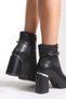 Women's Pointed Toe Boots 0012062 Black - 5