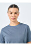 Reflective Text Basic Short Sleeves Top - 3