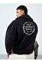 Men Oversized Heavy Fleece Hoodie with HD Print