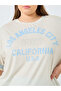Plus Size Striped T-Shirt and Pyjama Set - 3