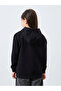 Girls Black Graphic Star Hoodie - 4