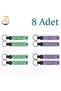 Name Written Leather Keychain, Purple & Navy, Set of 8 Gifts for Your Loved Ones for Your Special Celebrations