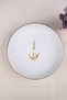Tabak Evi Porcelain Natura Marinum Gold Gilded Deep Plate 18.50cm Set of 4 - 2