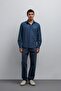 Indigo Relax Fit Men's Shirt - 3