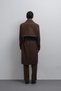Brown Relax Fit Men's Trench Coat - 5