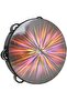 8-Inch Row Tambourine – Handheld Drum for Adults & Kids