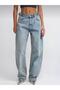 1025 Yan Apoletli̇ Baggy Denim Pants - 3
