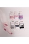 6-Piece Striped Pattern Washed Stitch-Free Girls' Socks Socket Socks - 2