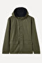 Men's Khaki Double-Sided Hooded Parka - 7