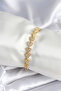 Brass Gold Color Heart Model Women's Bracelet