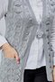 Women's Soft Houndstooth Pattern Thick Winter Special Knitted Pocketed Sweater Mother's Vest - 3