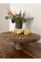Natural Wood Display Stand, Wooden Cake Stand, Natural Wood Display Stand with Legs - 4