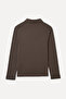 Zipped Polo Neck Sweatshirt - 4