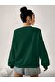 Milano Print Detailed Crew Neck Sweatshirt with Fleece Inside - 2