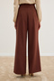 Pants with Waist Accessories - Brown - 8