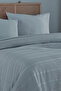 Cotton Dual Double Pique Set 200X230, Fitted Sheet 160X200, 2 Pillowcases - 2