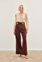 Pants with Waist Accessories - Brown - 3