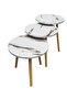 Coffee Tables with Wooden Legs, Set of 3 Round Side Tables for Living Room, Side Tables - 2