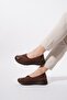 Loryen Yan Stretch Women's Genuine Leather Shoes Tan Skin