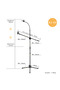 SJ-09 Music Instrument Professional Adjustable Angle Floor Tripod Microphone Stand with Universal Ro - 2