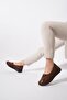 Loryen Yan Stretch Women's Genuine Leather Shoes Tan Skin - 2
